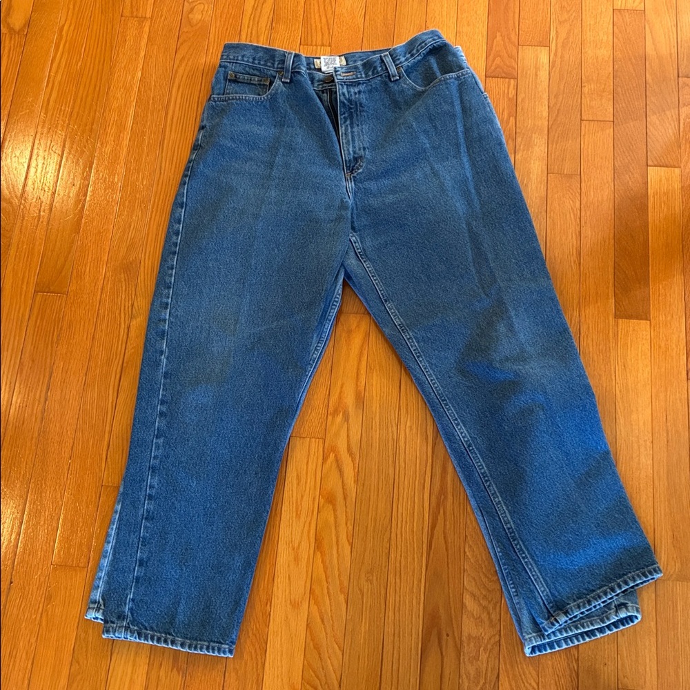 L.L. Bean Relaxed Fit Blue Jeans (One Pair)